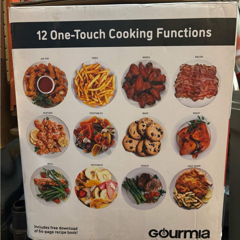 Gourmia 12 One-Touch Cooking Functions